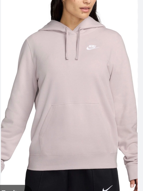 Nike Tops - Nike Women’s Light Pink Fleece Pullover Hoodie LARGE